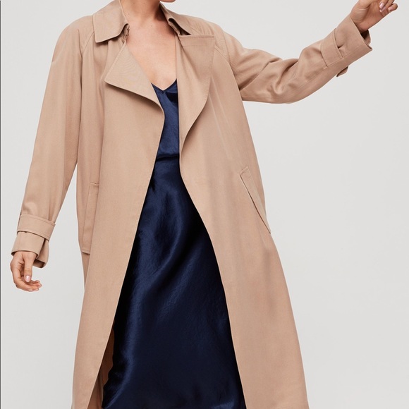 Aritzia Jackets & Blazers - Aritzia Babaton Lawson trench coat in tawny tan LG